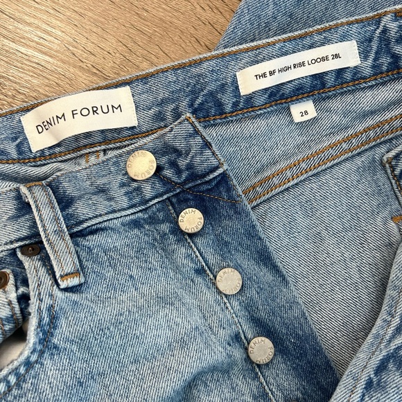 Denim Forum The Boyfriend High Rise Loose 28L Jeans - Picture 3 of 5